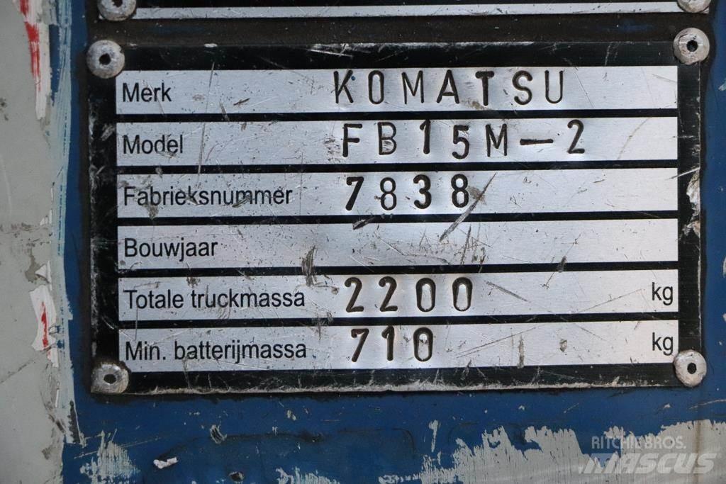 Komatsu FB15M-2 Električni viličarji