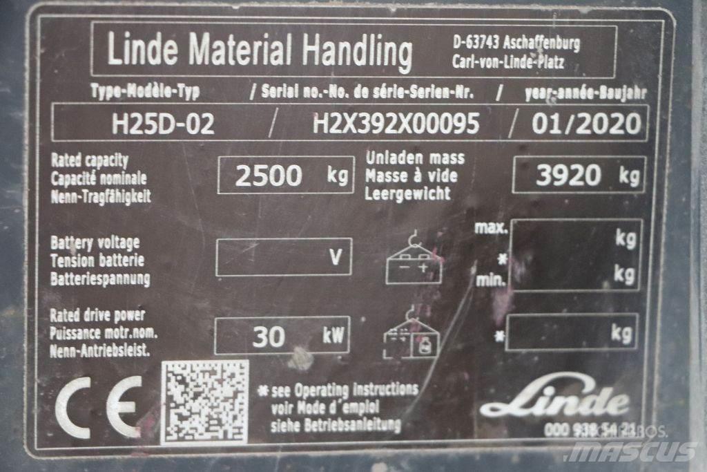 Linde H25D-02 Dizelski viličarji
