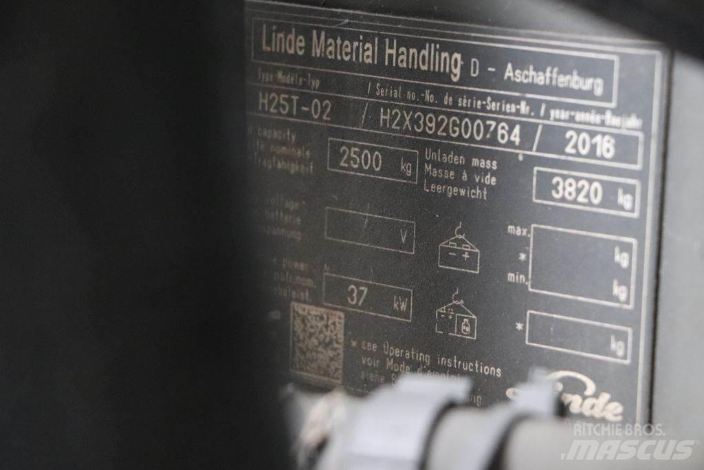 Linde H25T-02 Plinski viličarji