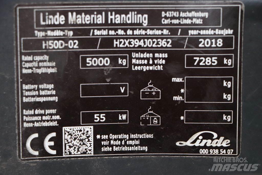 Linde H50D-02 Dizelski viličarji