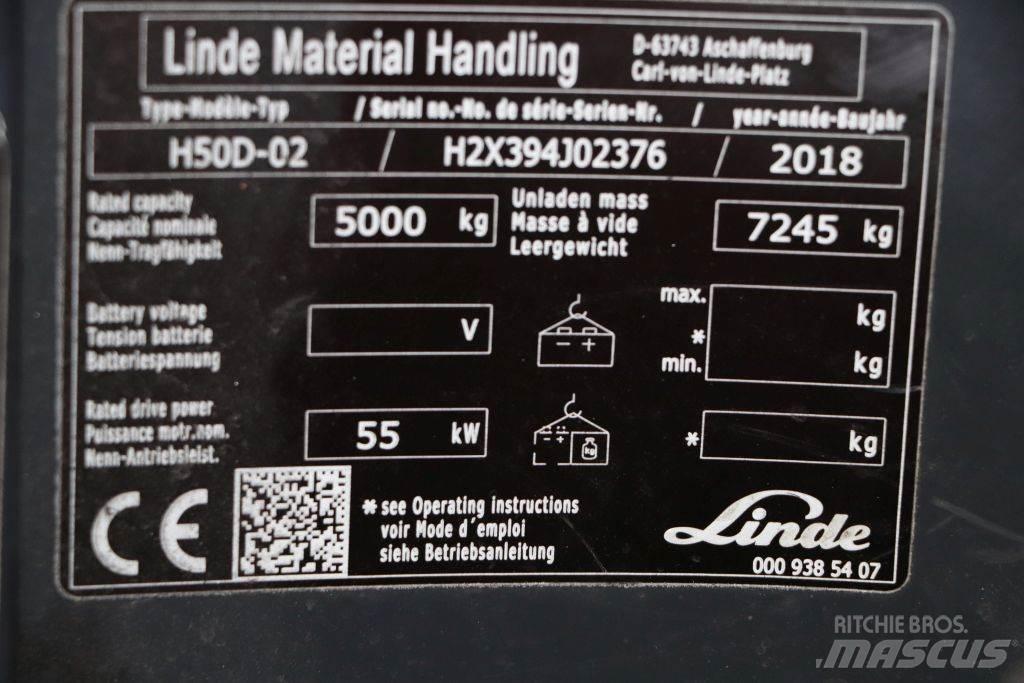 Linde H50D-02 Dizelski viličarji