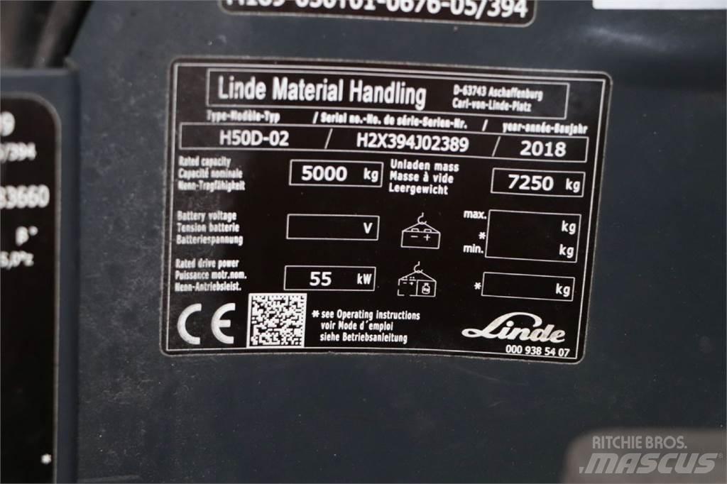 Linde H50D-02 Dizelski viličarji