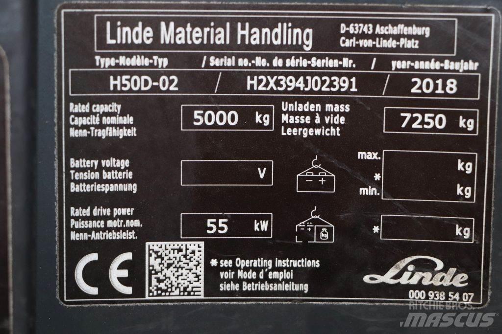 Linde H50D-02 Dizelski viličarji