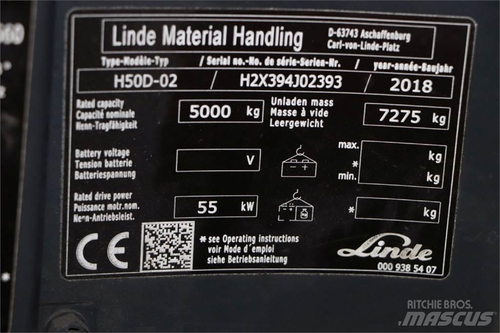 Linde H50D-02 Dizelski viličarji