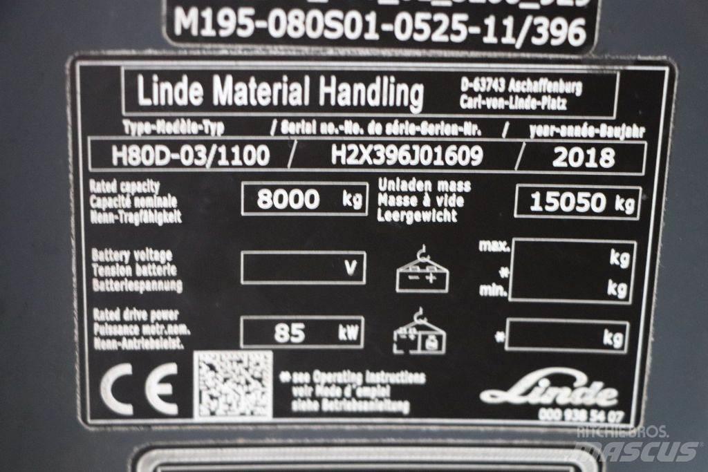 Linde H80D-03/1100 Dizelski viličarji