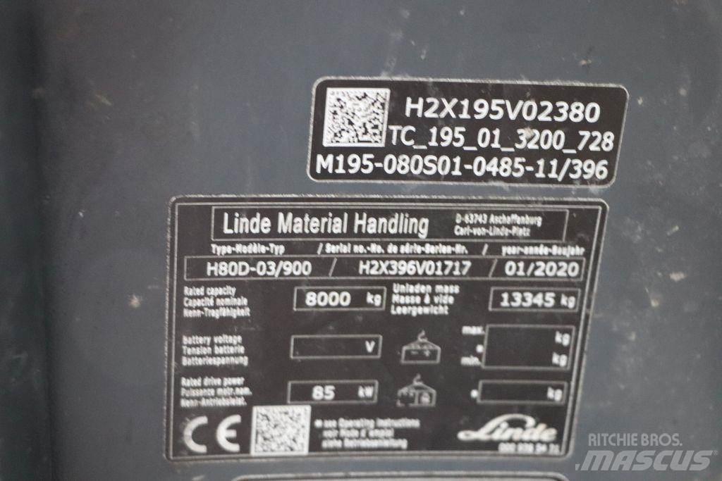 Linde H80D-03/900 Dizelski viličarji