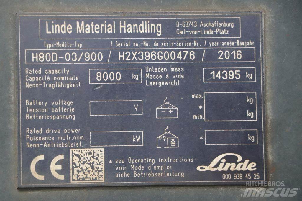 Linde H80D-03/900 Dizelski viličarji