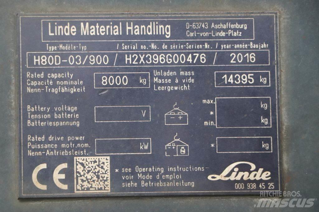 Linde H80D-03/900 Dizelski viličarji