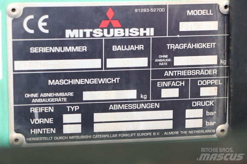 Mitsubishi FG15K Plinski viličarji