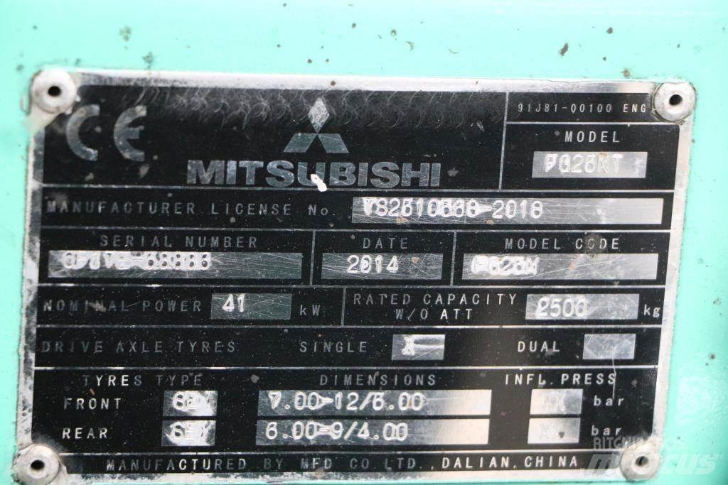Mitsubishi FG25NT Plinski viličarji