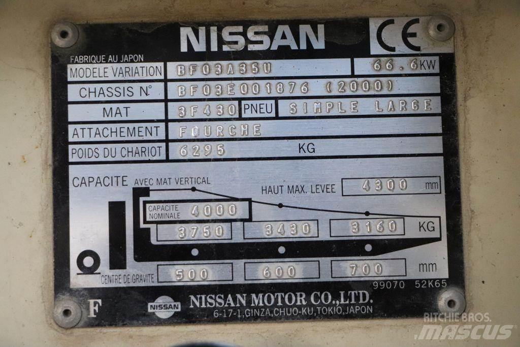 Nissan BF03A35U Plinski viličarji