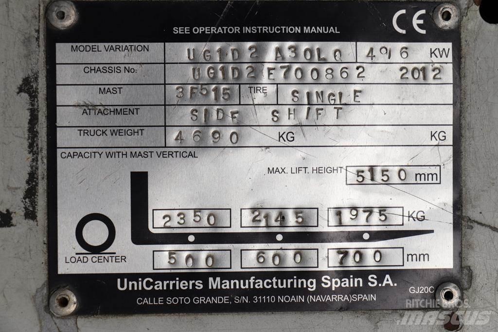 Nissan UG1D2A30LQ Plinski viličarji