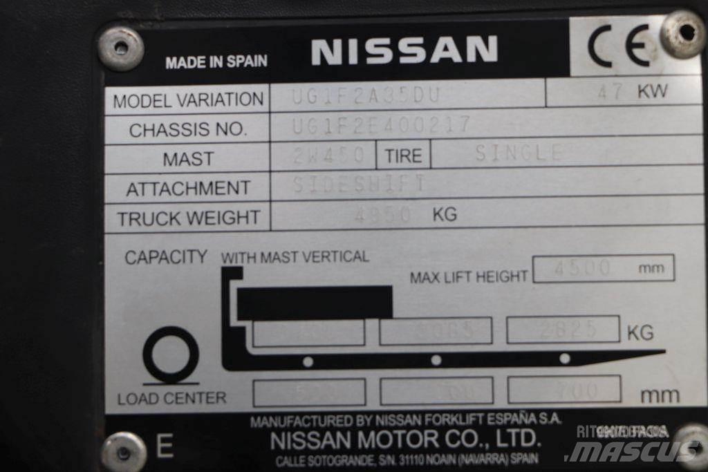 Nissan UG1F2A35DU Plinski viličarji