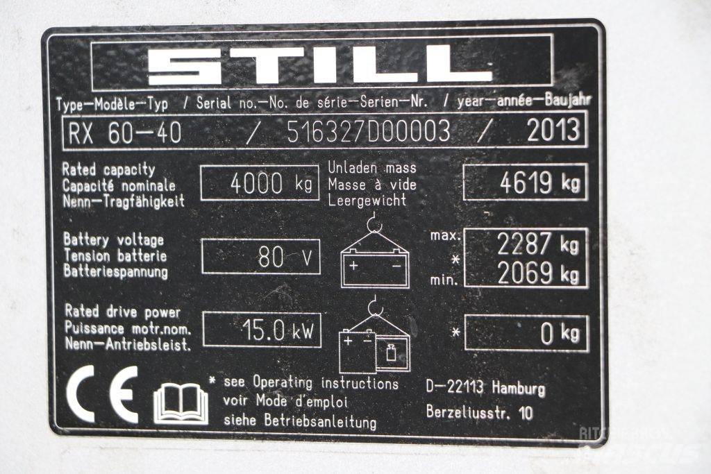 Still RX60-40 Električni viličarji
