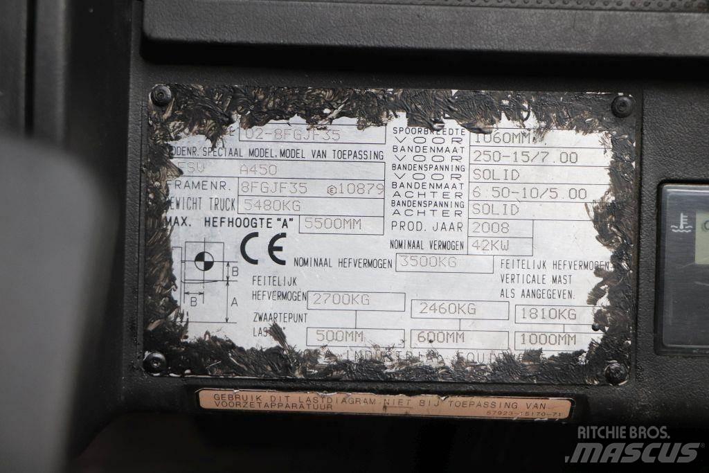 Toyota 02-8FGJF35 Plinski viličarji