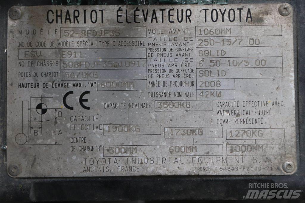 Toyota 52-8FDJF35 Dizelski viličarji