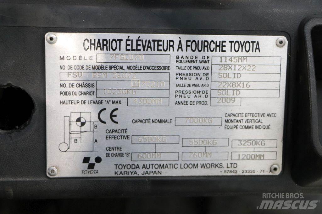 Toyota 7FGCU70 Plinski viličarji
