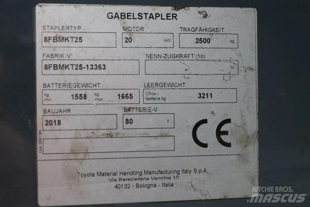 Toyota 8FBMKT25 Električni viličarji
