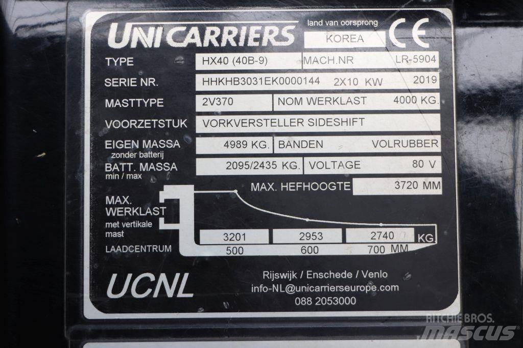 UniCarriers 40B-9 Električni viličarji