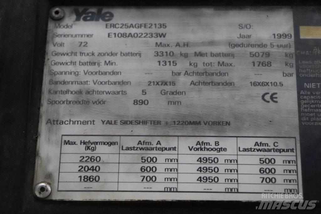 Yale ERC25AGF Električni viličarji