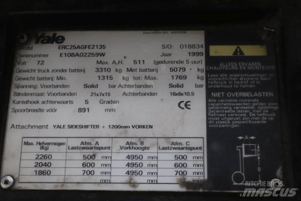 Yale ERC25AGF Električni viličarji