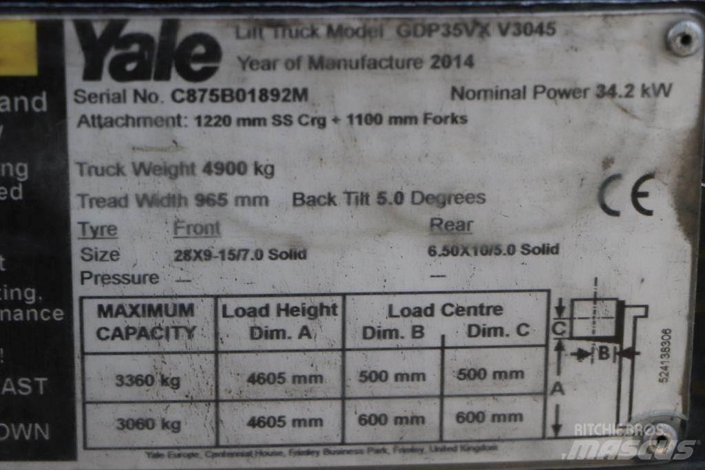 Yale GDP35VX Dizelski viličarji