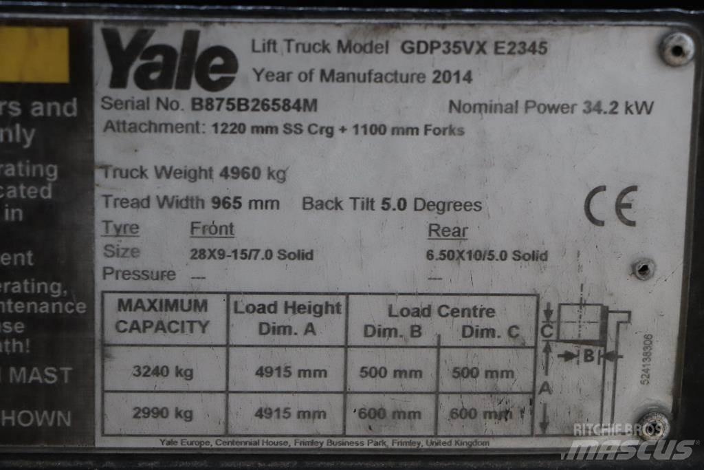 Yale GDP35VX Dizelski viličarji