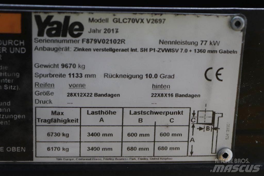 Yale GLC70VX Plinski viličarji