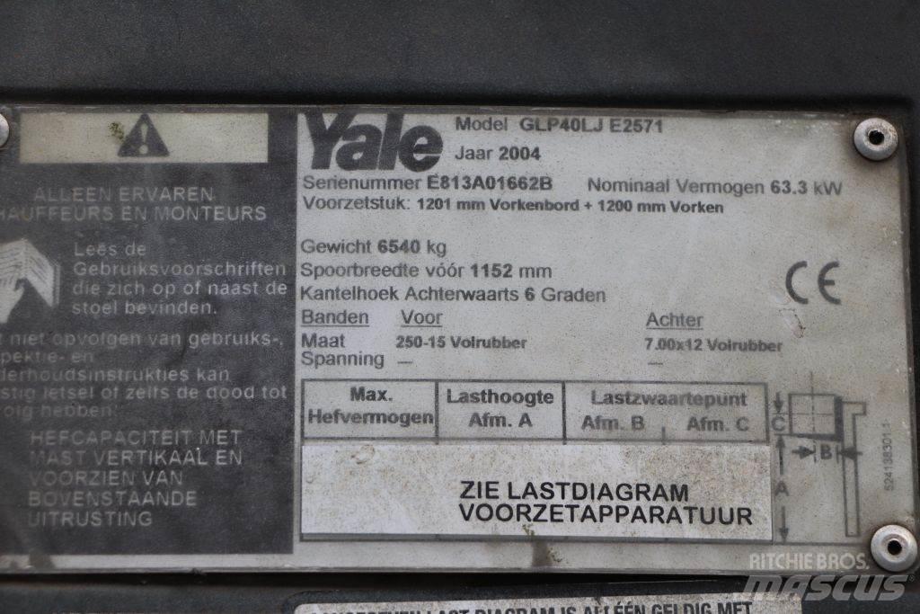 Yale GLP40LJ Plinski viličarji