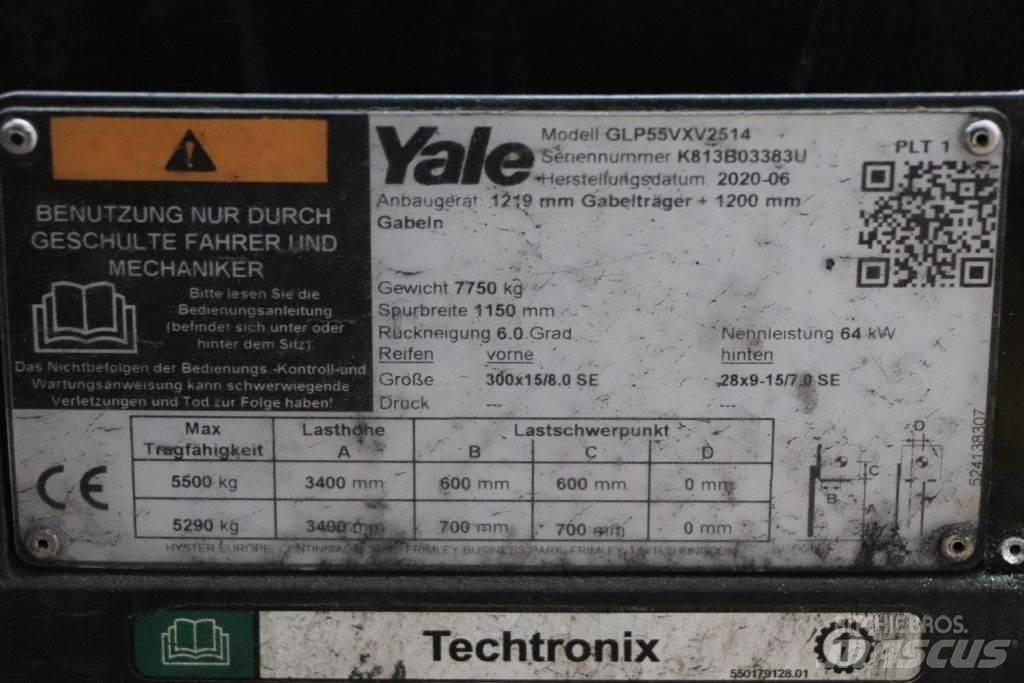 Yale GLP55VX Plinski viličarji