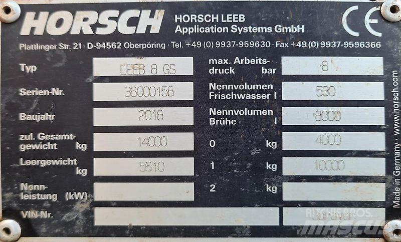 Horsch 8 GS Vlečne škropilnice