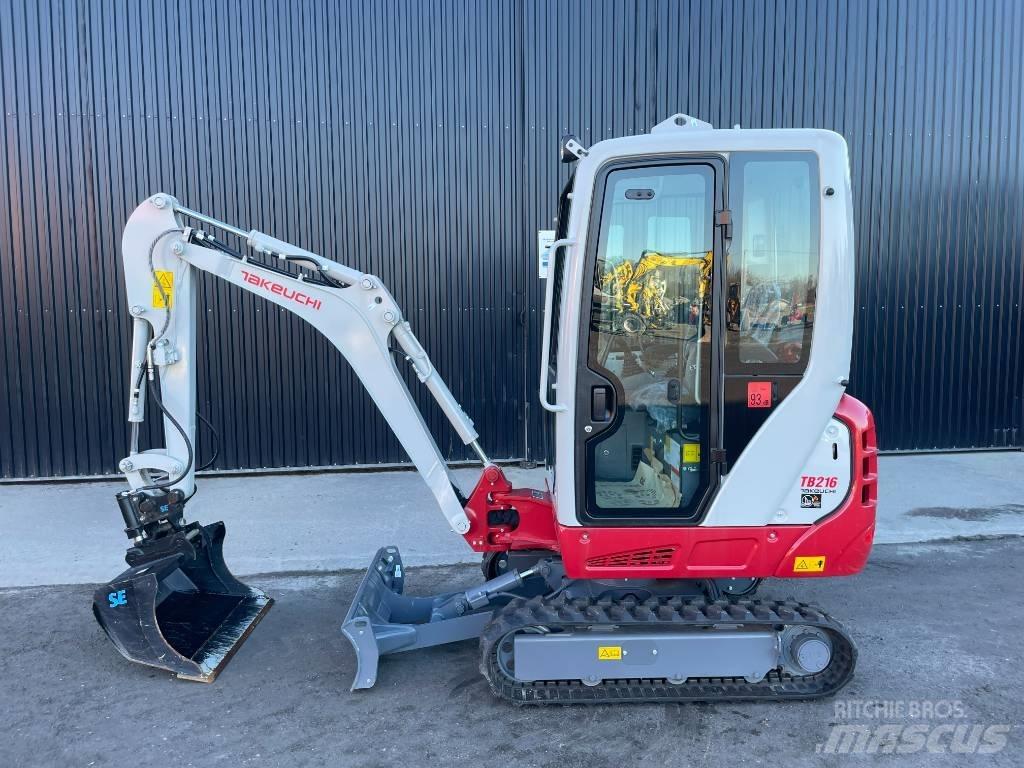 Takeuchi TB 216 Mini bagri <7t