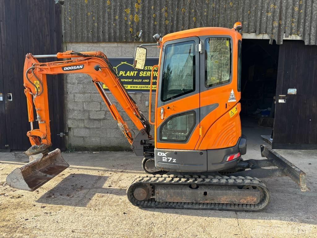Doosan DX 27 Z Mini bagri <7t