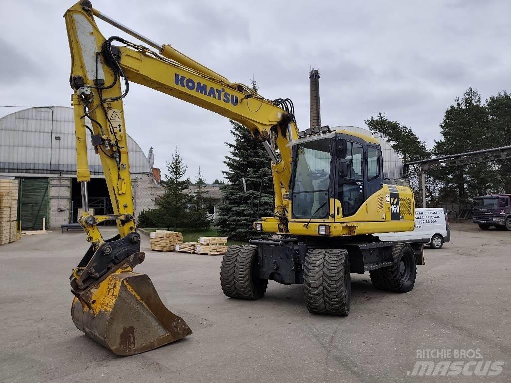 Komatsu PW 160-7E0 Bagri na kolesih