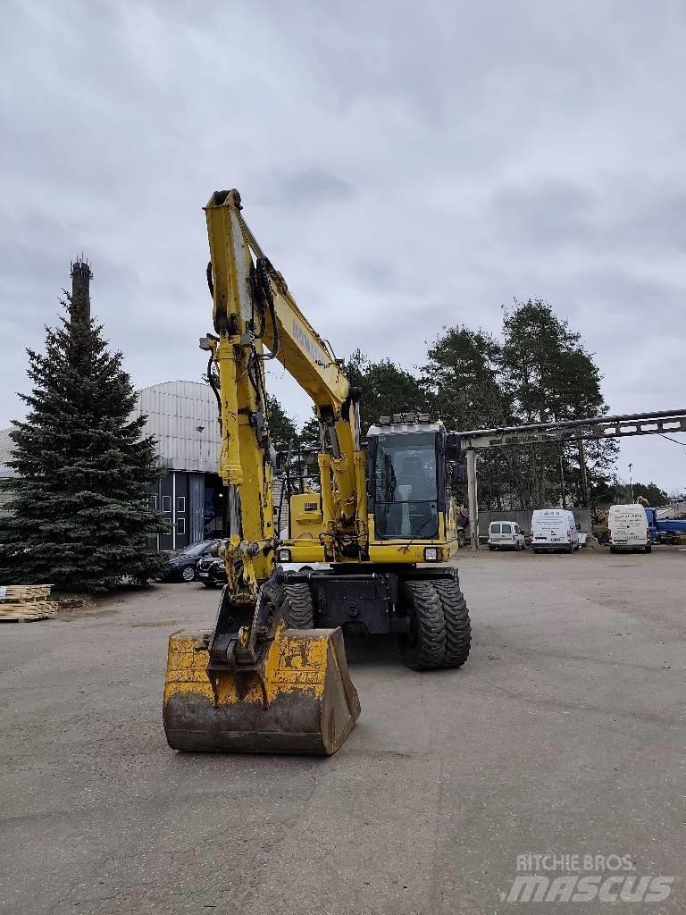 Komatsu PW 160-7E0 Bagri na kolesih