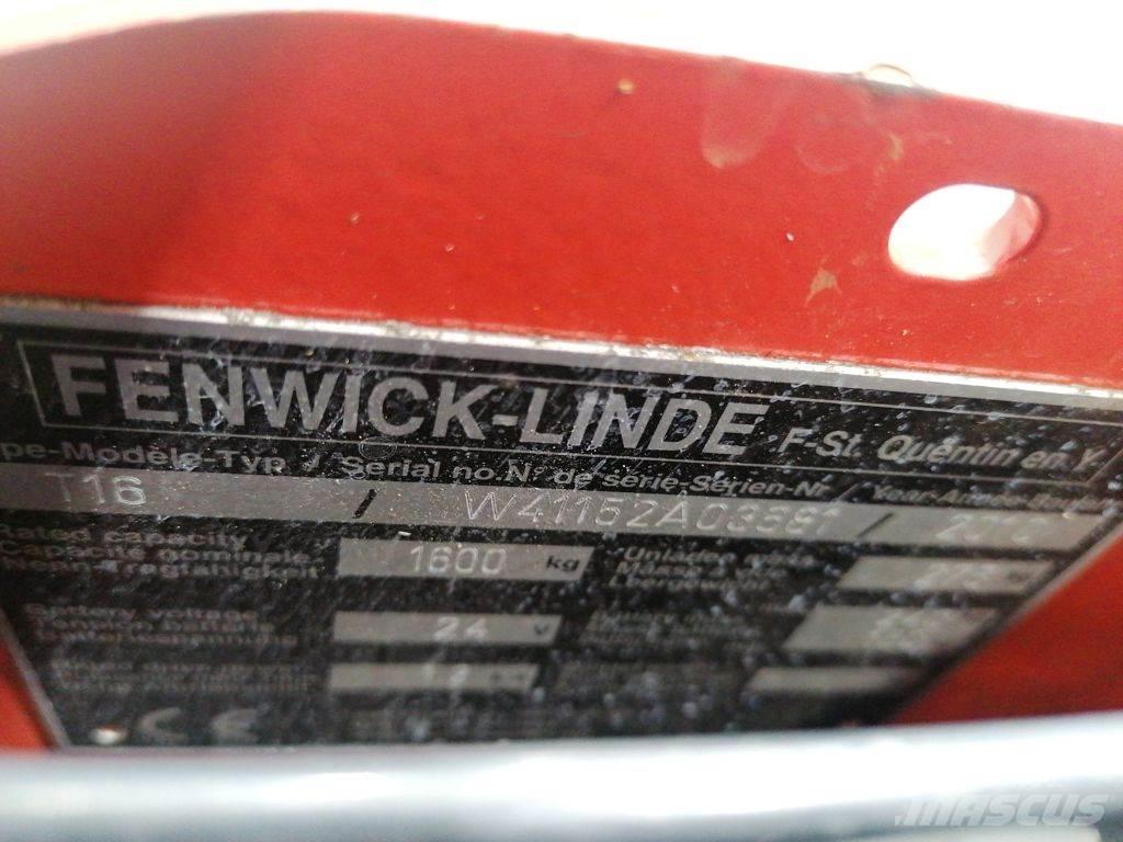 Linde T16 Električni nizko dvižni viličar
