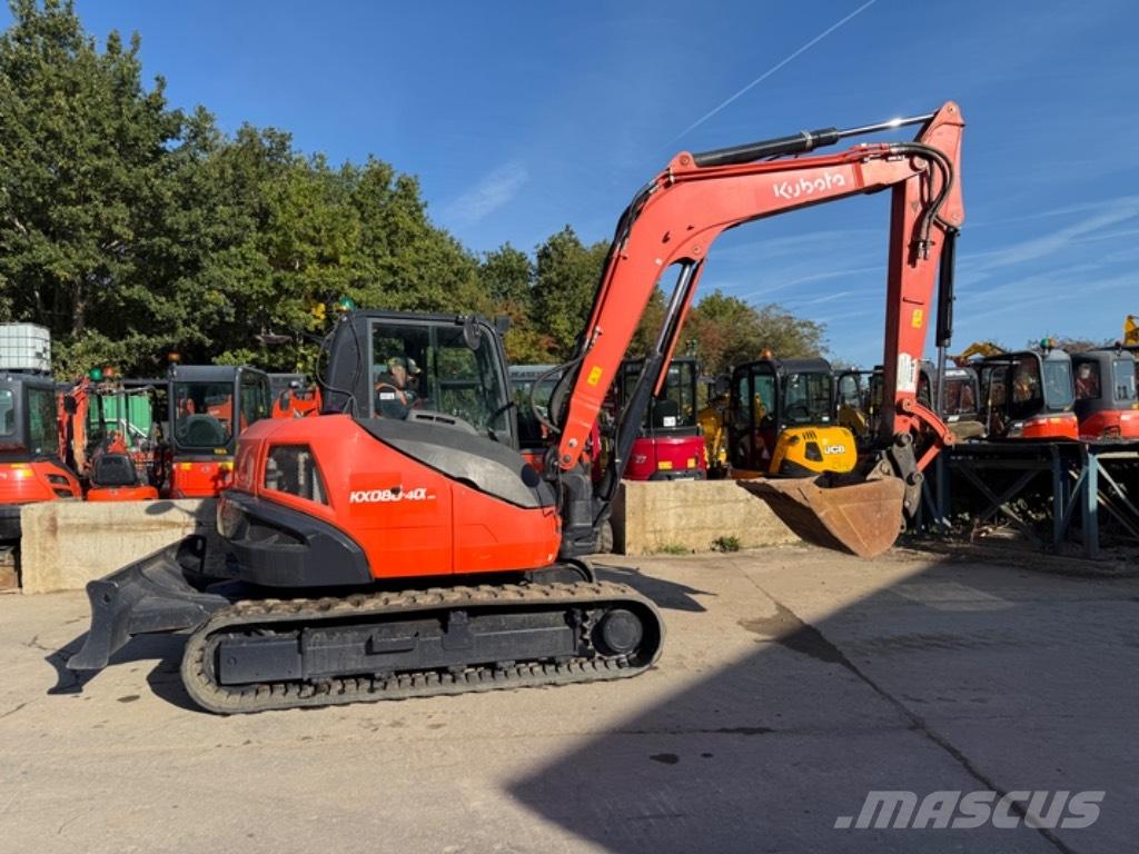Kubota KX 080-4a2 Midi bagri 7t – 12t