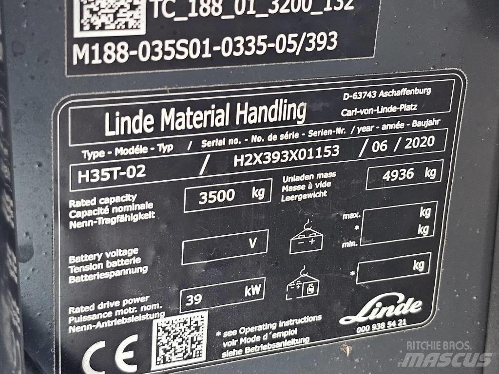 Linde H35T-02 Plinski viličarji
