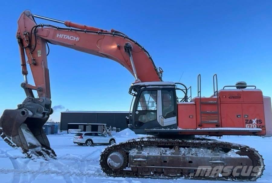 Hitachi ZX 670 LCH Bagri goseničarji