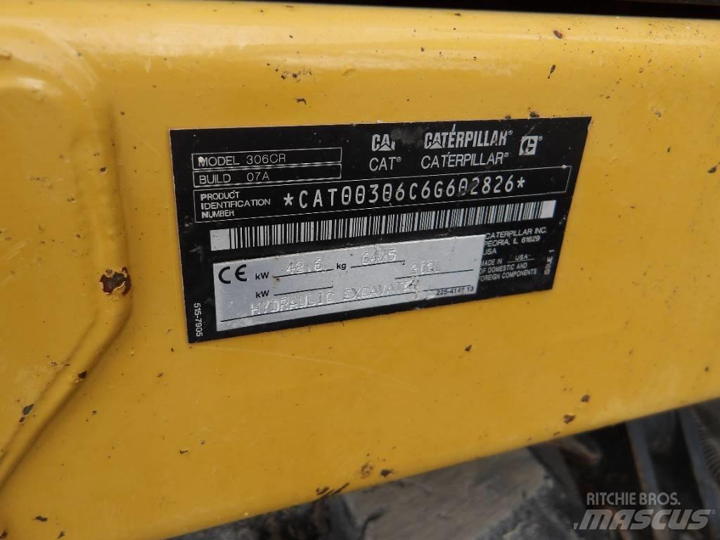 CAT 306 CR Mini bagri <7t