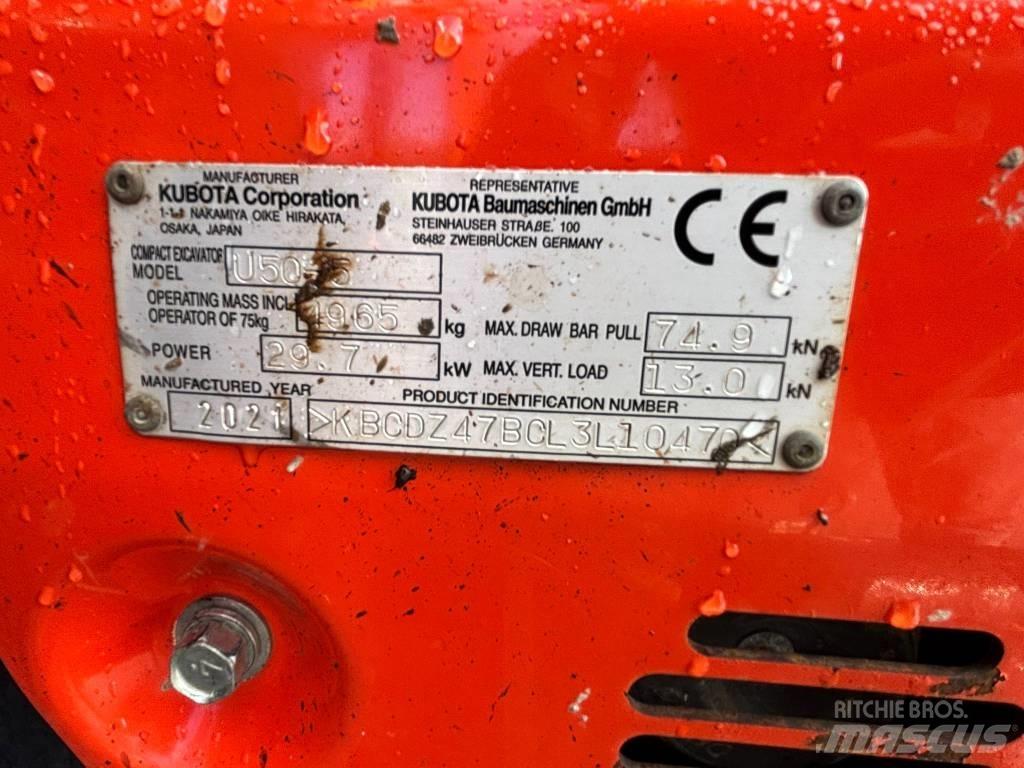 Kubota U 50 Mini bagri <7t