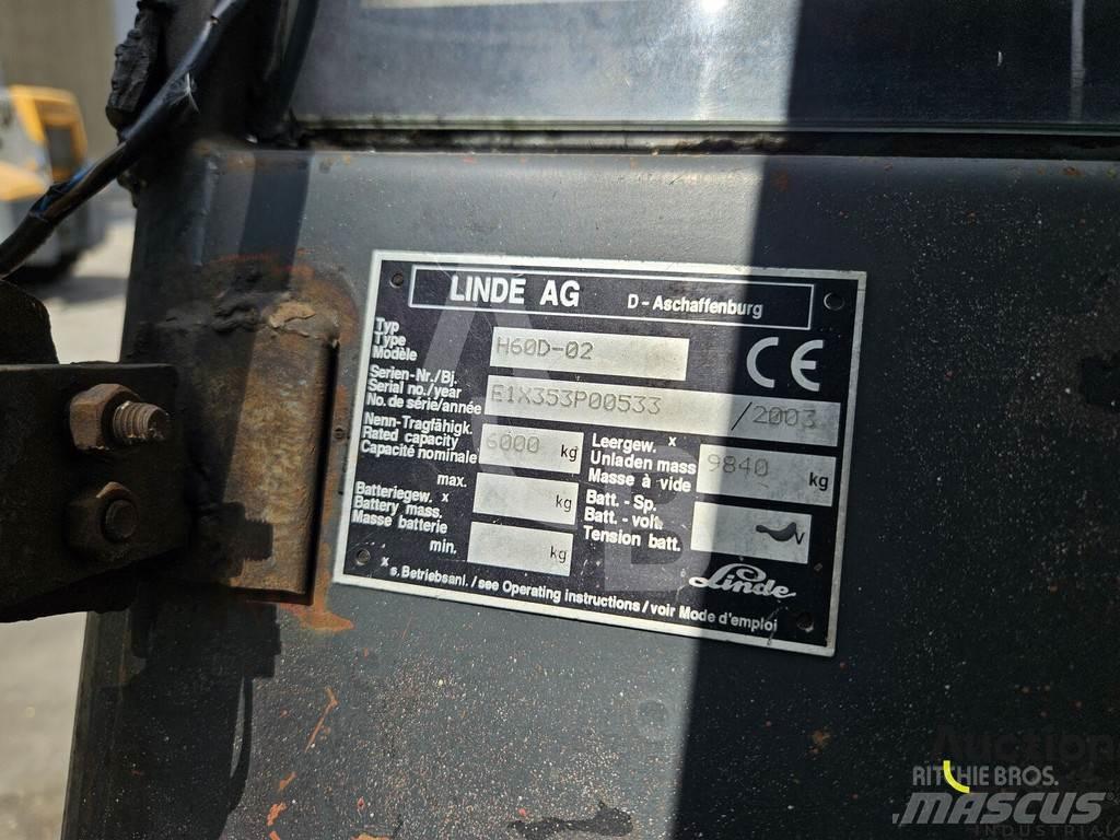 Linde H60D-02 Dizelski viličarji