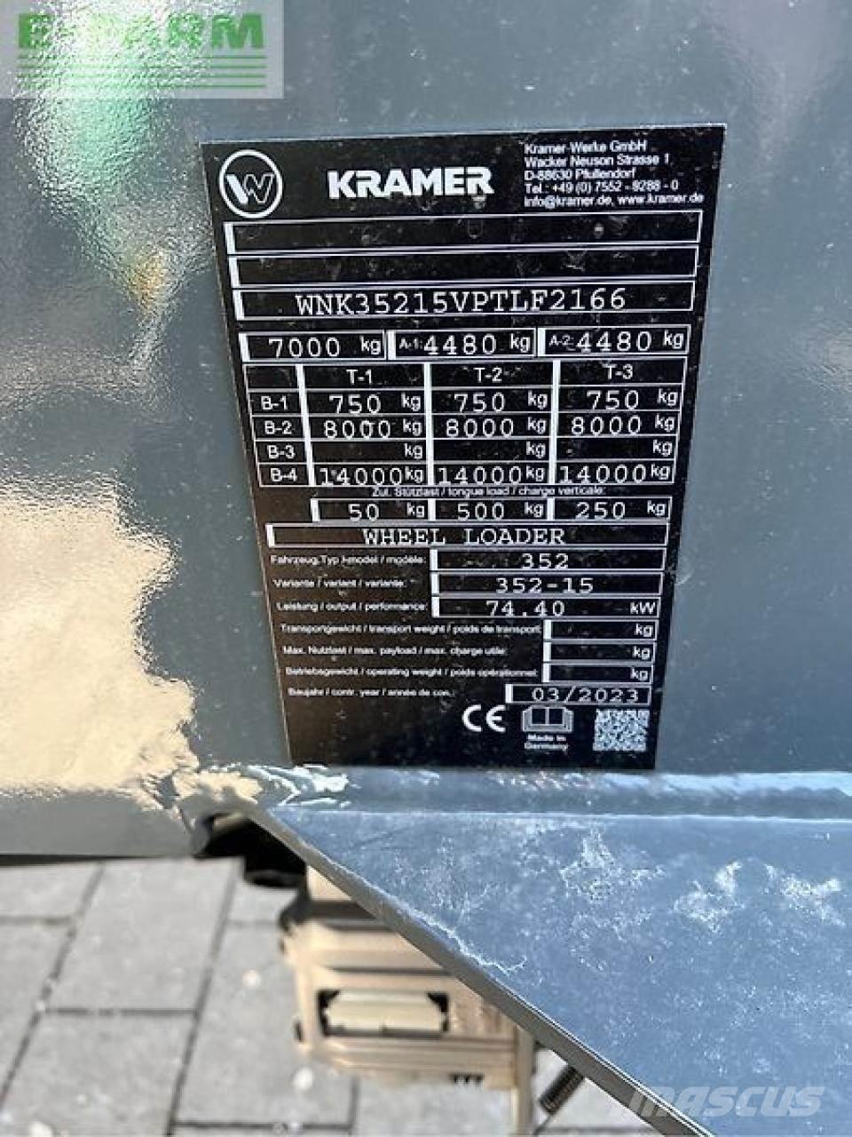 Kramer kl35.8t Kmetijski teleskopski nakladalci