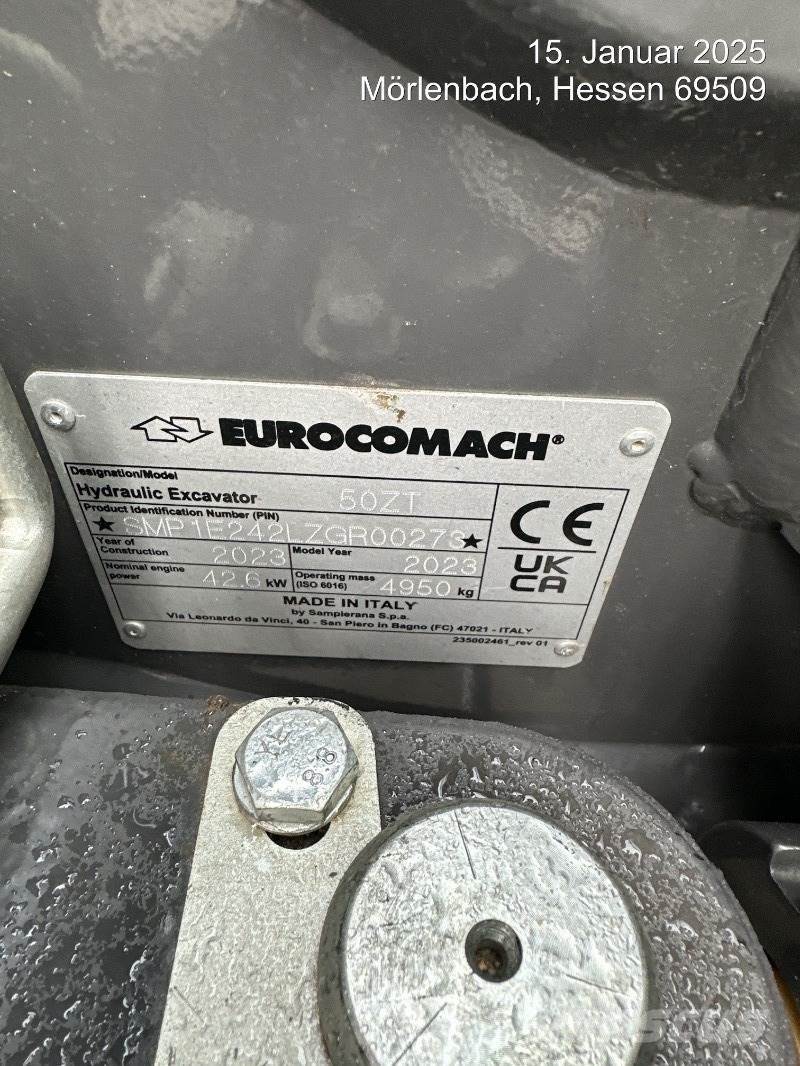 Eurocomach 50ZT Mini bagri <7t