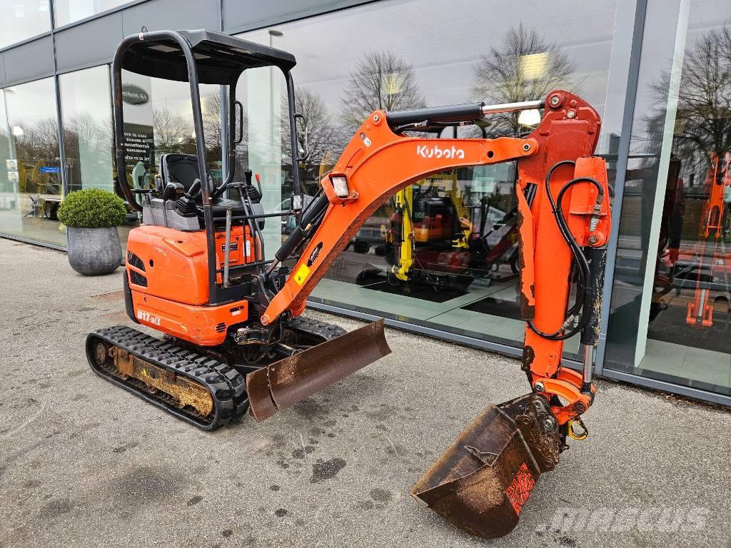 Kubota U 17-3 Mini bagri <7t