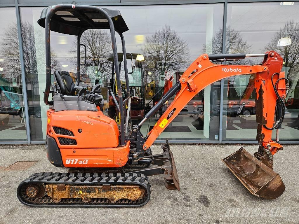 Kubota U 17-3 Mini bagri <7t