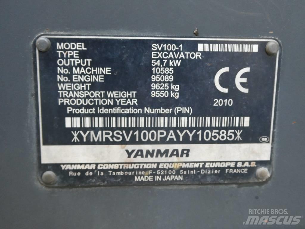 Yanmar SV 100-1 Midi bagri 7t – 12t