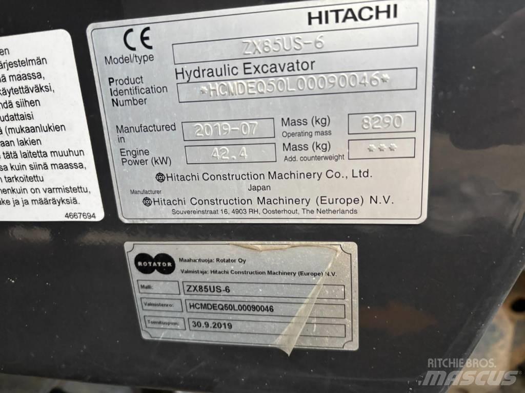 Hitachi ZX 85 US-6 Midi bagri 7t – 12t