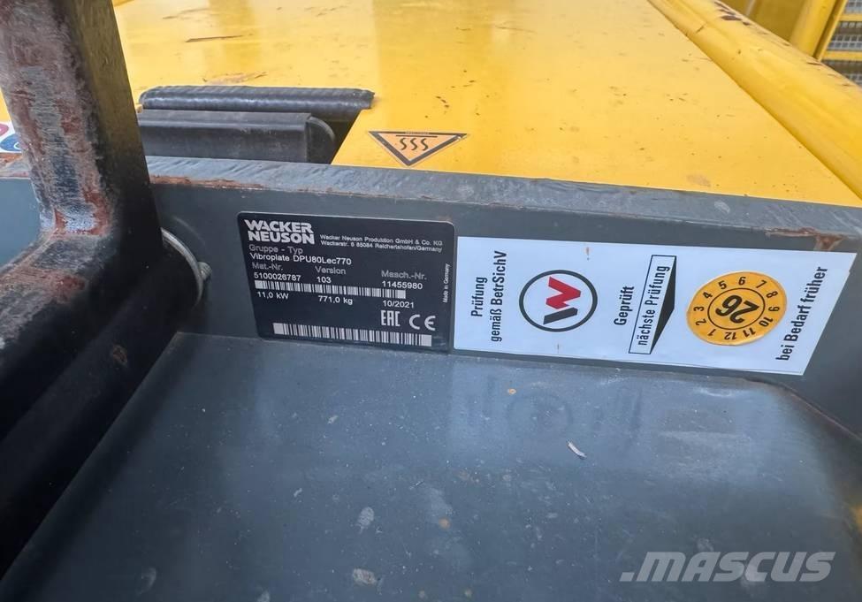 Wacker Neuson DPU 80 Vibro plošče