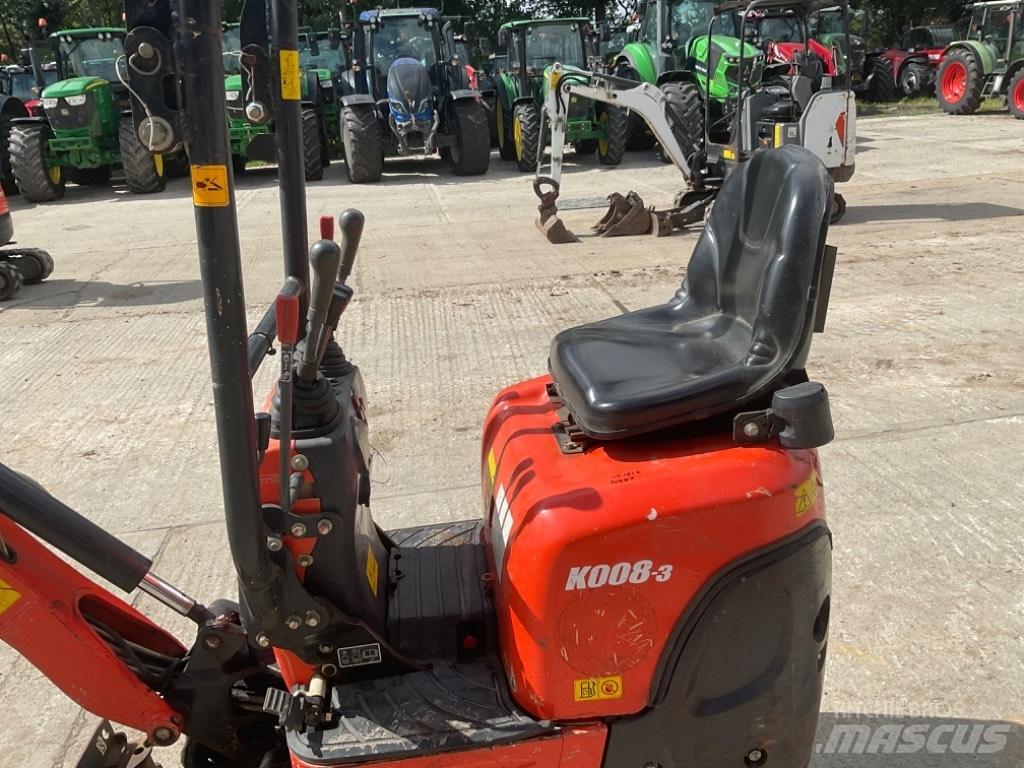 Kubota K 008-3 Mini bagri <7t